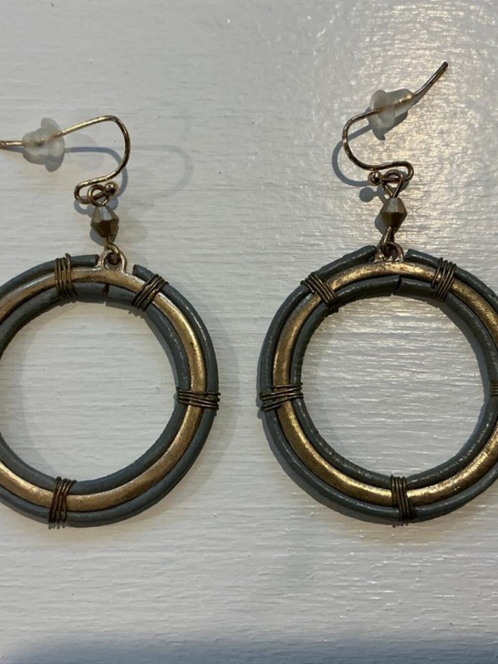 Wire Wrapped Nested Hoop - Picture 2 of 3